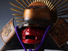 Japanese Old Vintage Samurai Helmet -Hideyoshi's Kabuto- with a mask