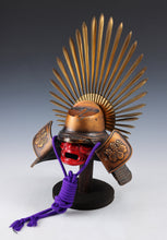 Japanese Old Vintage Samurai Helmet -Hideyoshi's Kabuto- with a mask