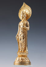 Vintage Shou Kannon Bosatsu Figure  Japanese Iron Buddhism Statue