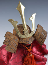 Old Vintage Japanese Samurai Helmet -Kusunoki Masashige Kabuto- middle size