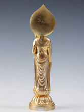 Vintage Shou Kannon Bosatsu Figure  Japanese Iron Buddhism Statue