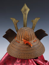 Old Vintage Japanese Samurai Helmet -Kusunoki Masashige Kabuto- middle size