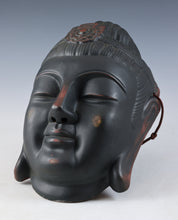Nice Vintage Big Size Ceramic Buddhism Mask -Holy Buddha- Showa Period