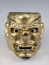 Old Vintage Japanese Paper Clay NOH MASK -Tengu- Braggart Showa Era Product