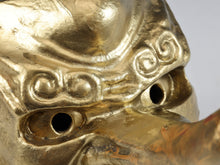 Old Vintage Japanese Paper Clay NOH MASK -Tengu- Braggart Showa Era Product