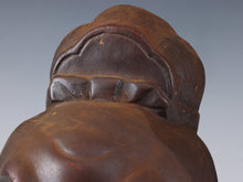 Vintage Showa Japanese Iron Nio Mask  Buddhism Plaque