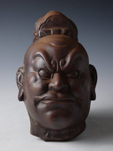 Vintage Showa Japanese Iron Nio Mask  Buddhism Plaque