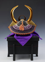 Japanese Vintage Samurai Kabuto Display Helmet -Old Style- Shoken Kabuto Helmet