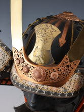 Japanese Old Vintage Samurai Wearable Kabuto Helmet with a Mask -Marutake Kohnin Product-