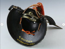 Japanese Old Vintage Samurai Kabuto Helmet -dragon red helmet with a mask- Tsushima