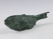 Salmon Bronze Paperweight - Kitamura Seibo, Japanese Showa Art