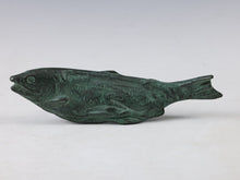Salmon Bronze Paperweight - Kitamura Seibo, Japanese Showa Art
