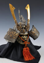 Japanese Stunning Samurai Silver Helmet -Butterfly and Dragon Kabuto- Saki Yasuke