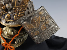Japanese Stunning Samurai Silver Helmet -Butterfly and Dragon Kabuto- Saki Yasuke