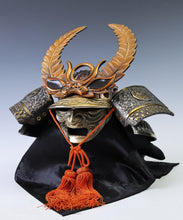 Vintage Japanese Samurai Helmet -TOKUGAWA IEYASU's Kabuto- with a Face Mask
