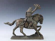 Seibo Kitamura -Samurai Kumagai Naozane- White Bronze Sculpture GREAT LEGACY
