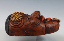 Old Vintage Japanese Pottery NOH MASK -Okina- 翁面