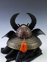 Vintage Japanese Samurai Helmet -TOKUGAWA IEYASU's Kabuto- with a Face Mask