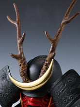 Vintage Japanese Samurai Kabuto Helmet  Yamanaka Shikanosuke Bronze Display