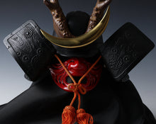 Vintage Japanese Samurai Kabuto Helmet  Yamanaka Shikanosuke Bronze Display