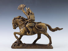 Seibo Kitamura Bronze Samurai Sculpture  Kumagai Naozane, Showa Era