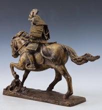 Seibo Kitamura Bronze Samurai Sculpture  Kumagai Naozane, Showa Era