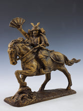 Seibo Kitamura Bronze Samurai Sculpture  Kumagai Naozane, Showa Era