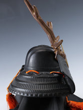 Vintage Japanese Samurai Kabuto Helmet  Yamanaka Shikanosuke Bronze Display