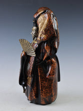 Japanese Vintage Noh Dancer Metal Figure -Okina- 翁 Tsushima Yasuke Shogun
