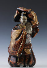 Japanese Vintage Noh Dancer Metal Figure -Okina- 翁 Tsushima Yasuke Shogun