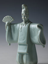 Vintage Kutani Porcelain Noh Okina Dancer Figure  Made in Japan