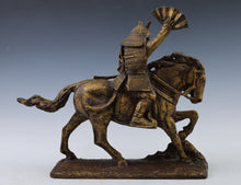 Seibo Kitamura Bronze Samurai Sculpture  Kumagai Naozane, Showa Era
