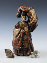Japanese Vintage Noh Dancer Metal Figure -Okina- 翁 Tsushima Yasuke Shogun