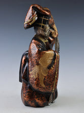Japanese Vintage Noh Dancer Metal Figure -Okina- 翁 Tsushima Yasuke Shogun