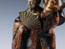 Japanese Vintage Noh Dancer Metal Figure -Okina- 翁 Tsushima Yasuke Shogun