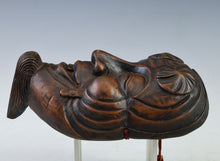 Japanese Authentic Antique Bronze Okina Noh Mask Fertility- Wall Plaque
