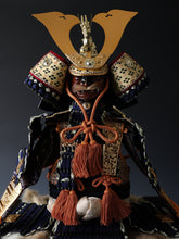 Vintage Japanese Samurai Figure Doll  Sengoku Era Armor, Tsushima, 76cm
