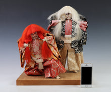 Great Japanese Old Vintage Kabuki Doll -Ren Jishi- 2LEOS Kyugetsu Product