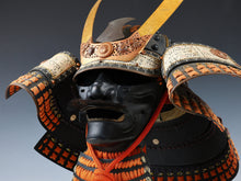 Japanese Old Vintage Samurai Wearable Kabuto Helmet with a Mask -Marutake Kohnin Product-