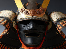 Japanese Old Vintage Samurai Wearable Kabuto Helmet with a Mask -Marutake Kohnin Product-