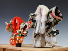 Japanese Kabuki Dolls - Ren Jishi, Vintage Showa Era