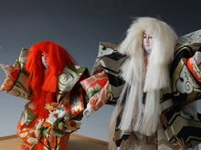 Japanese Kabuki Dolls - Ren Jishi, Vintage Showa Era