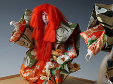 Japanese Kabuki Dolls - Ren Jishi, Vintage Showa Era