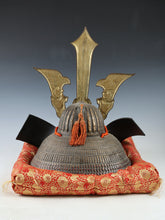 Massive Largest Size Japanese Old Vintage Samurai Helmet -Kusunoki Masashige- with a cushion Tushima