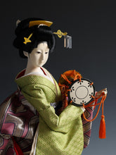 Old Vintage Japanese GEISHA Doll -Traditional Percussion Yamashina- Oyama Doll