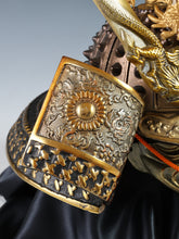 Nice Vintage Japanese Samurai Helmet -Great Dragon- with a mask Rare 源氏兜