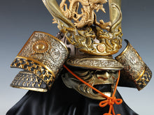 Nice Vintage Japanese Samurai Helmet -Great Dragon- with a mask Rare 源氏兜