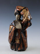 Japanese Vintage Noh Dancer Metal Figure -Okina- 翁 Tsushima Yasuke Shogun