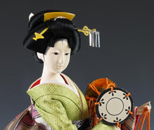 Old Vintage Japanese GEISHA Doll -Traditional Percussion Yamashina- Oyama Doll