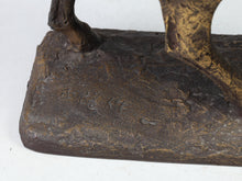 Seibo Kitamura -Samurai Kumagai Naozane- Smoky Gold Bronze Sculpture GREAT LEGACY H35.5cm